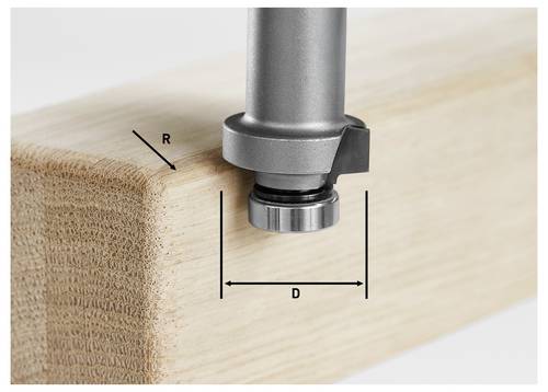 Festool 578376 Abrundfräser Produktabmessung, Ø 27 mm