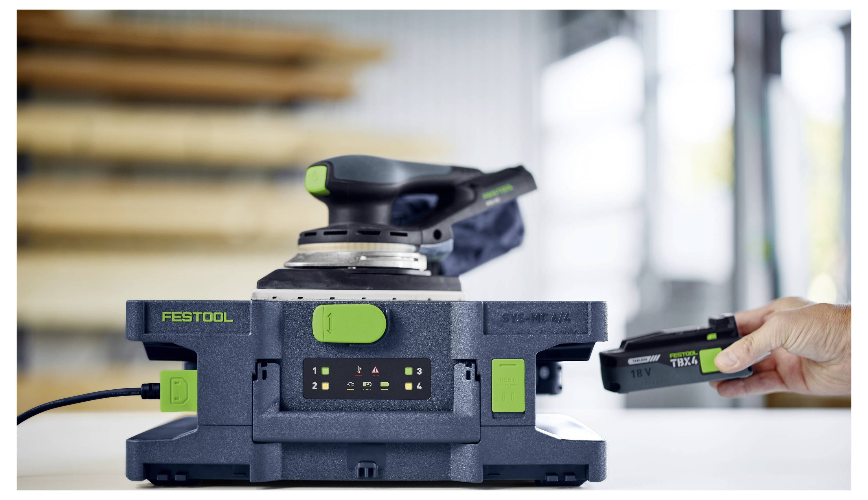 „Festool Li-HighPower 5.0 Ah 18 V AIRSTREAM Akku mit Bluetooth