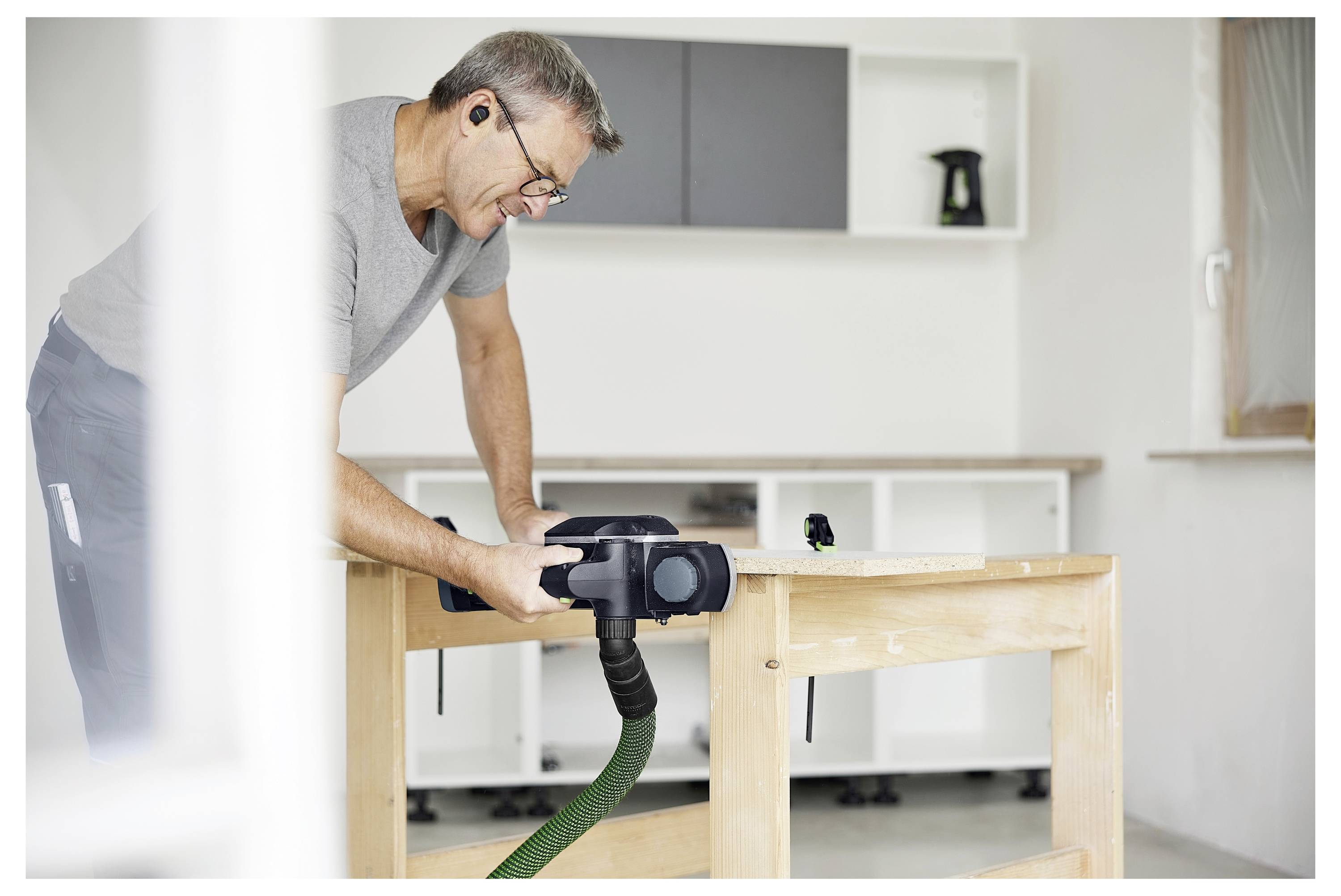 Festool HLC 82 EB-Basic-Set Akku-Hobel Hobel-Breite: 82mm 18V Falztiefe (max.): 25mm