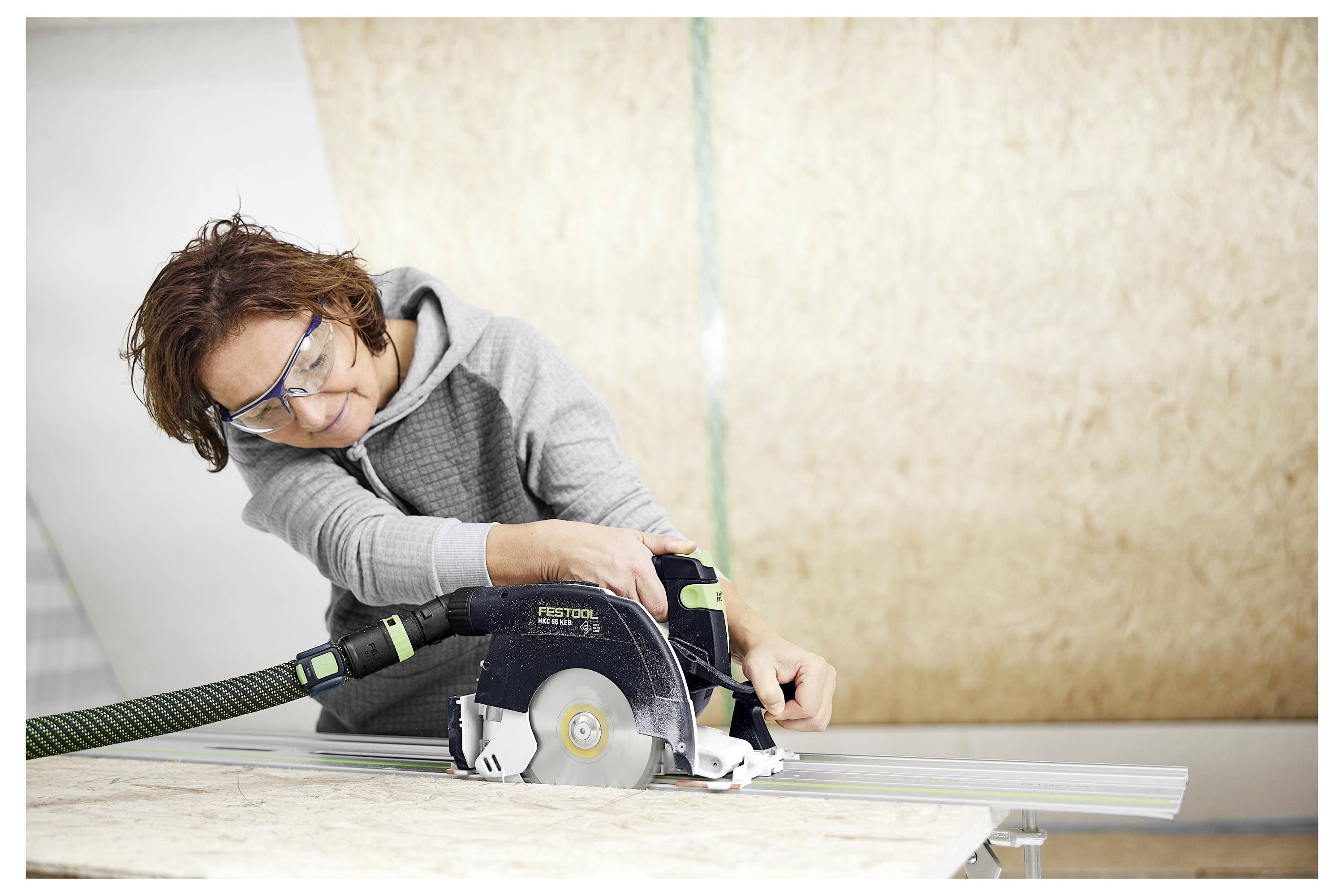 Festool HKC 55 KEB-Basic-FSK 420 Akku-Handkreissäge Schnitttiefe max. (90°) 55mm 18V
