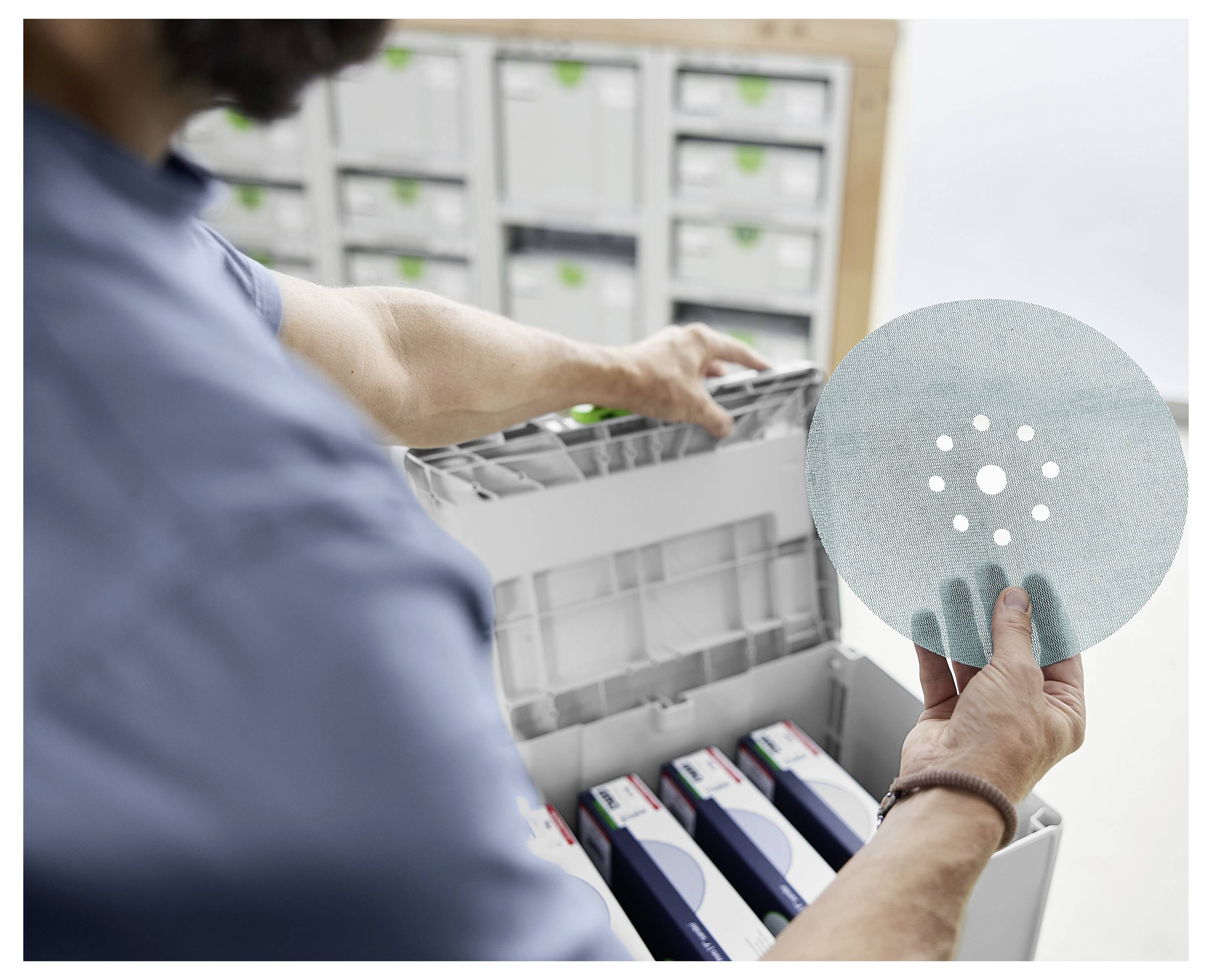 Festool 578719 Schleifscheiben-Box Körnung (num)=80, 120, 180, 240 1St.