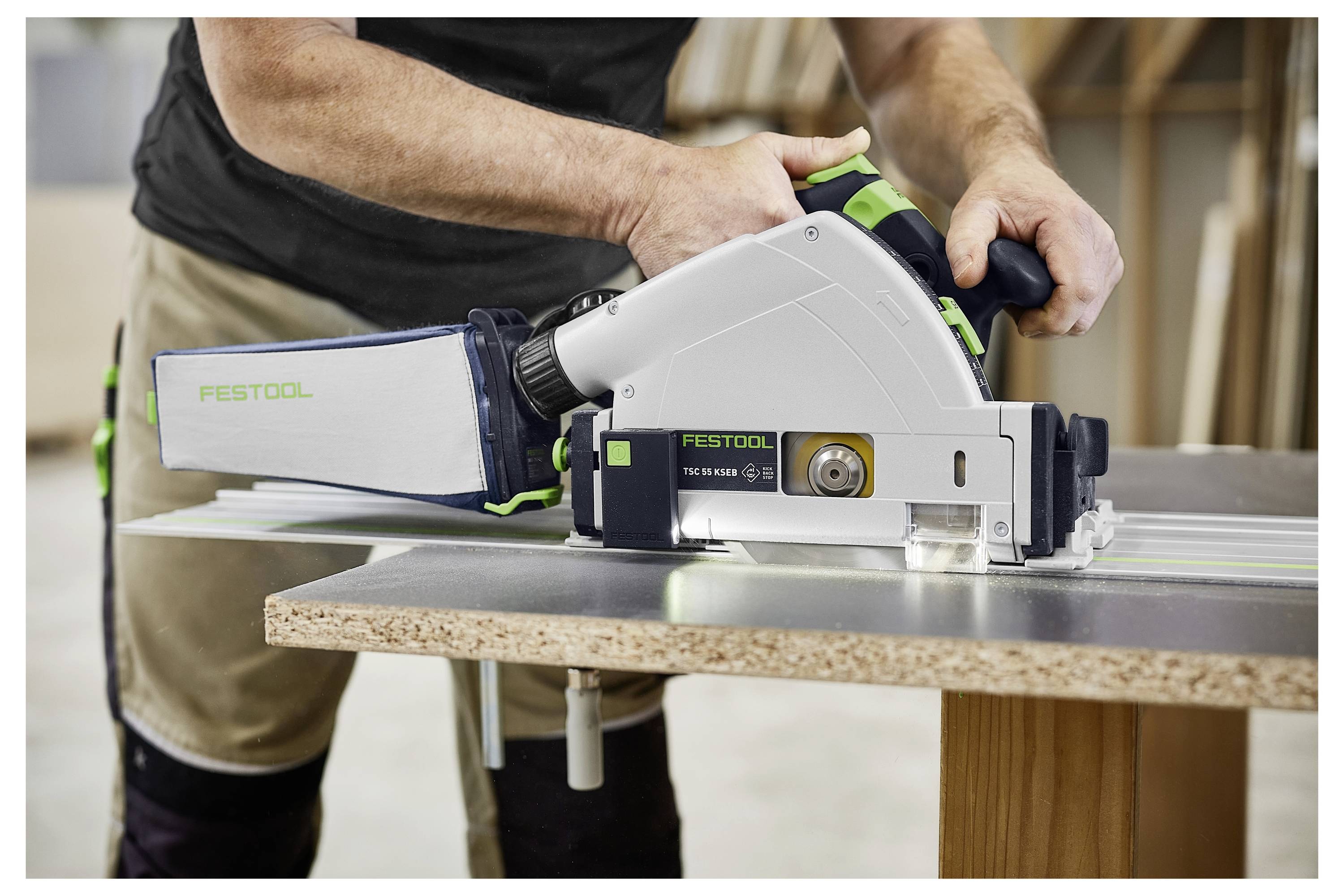 Festool TSC 55 KSEB-Basic-FS Akku-Tauchsäge 18V