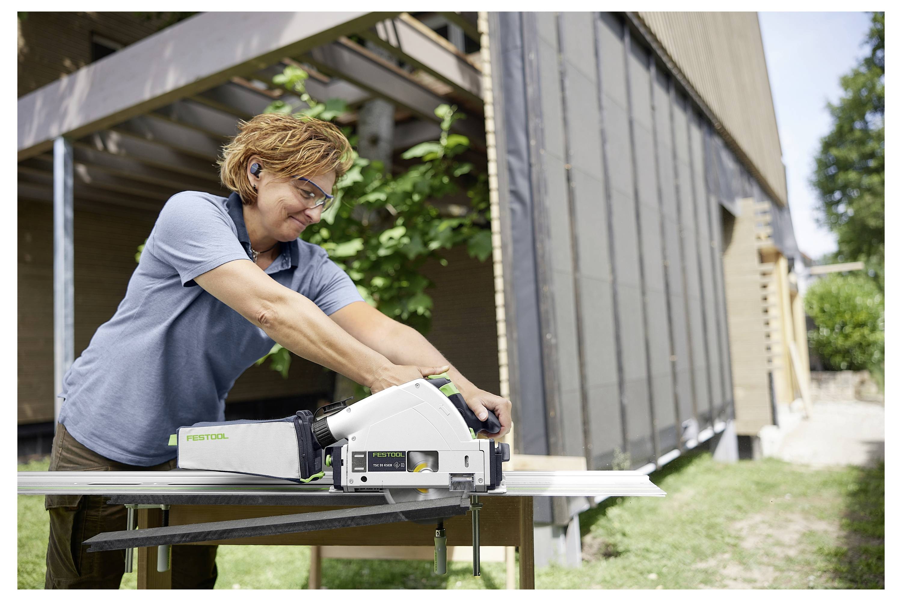 Festool TSC 55 KSEB-Basic-FS Akku-Tauchsäge 18V