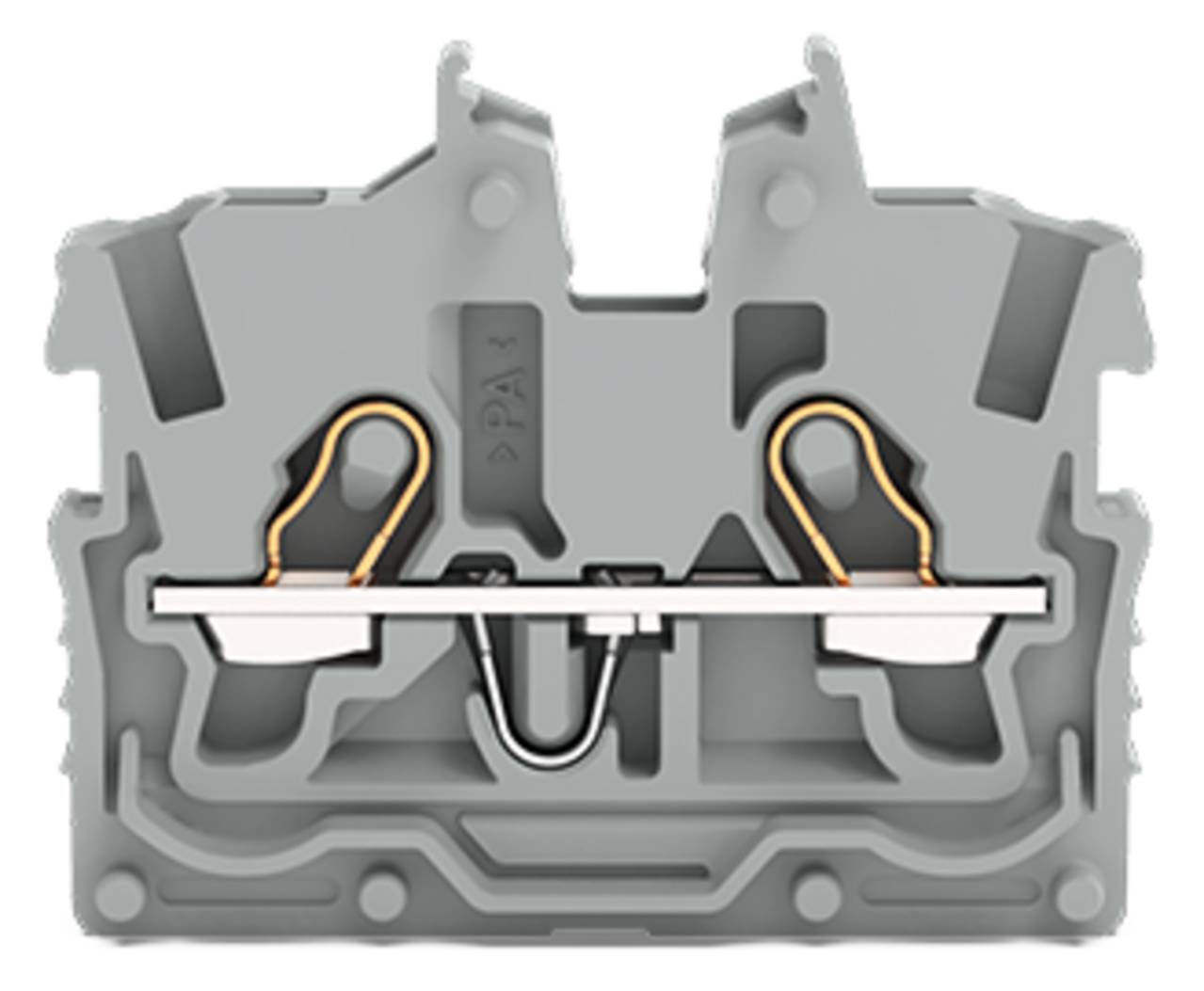 Ein Kunststoff- und Metallsteckverbinder für elektrische Anwendungen, der innere Verdrahtungsverbindungen zeigt und für sichere und stabile elektrische Verbindungen ausgelegt ist.