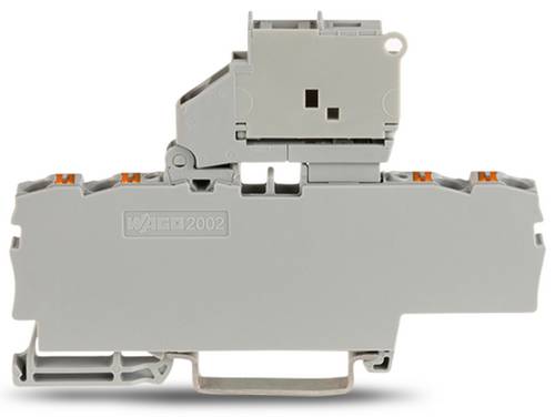 WAGO 2202-1811 - Sicherungsklemme grau 4-Leiter 2,5 mm²