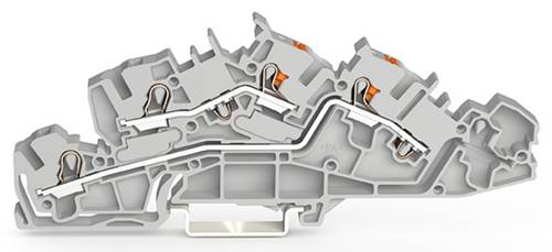 WAGO 2205-7542 - Installationsetagenklemme, 4,0 mm², L/L, grau