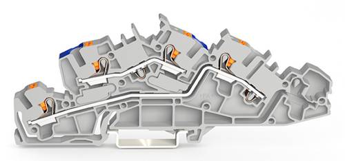 WAGO 2205-7649 - Installationsetagenklemme, 4,0 mm², N/L, grau