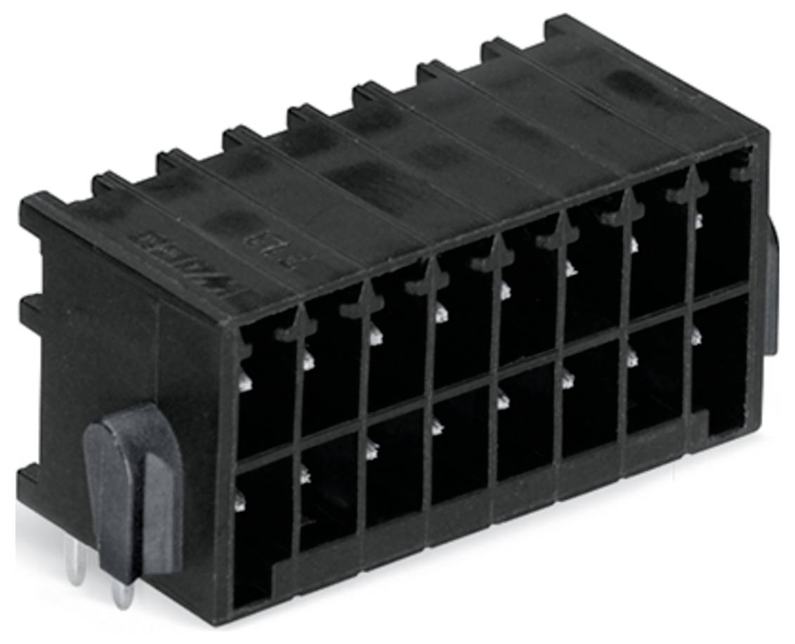 Digitales Ein-/Ausgabemodul mit beschrifteten Anschlüssen: 'A1', 'A2', 'A3', 'A4', '13', '14'. Montiert auf einer DIN-Schiene, wird in Automatisierungssystemen verwendet.