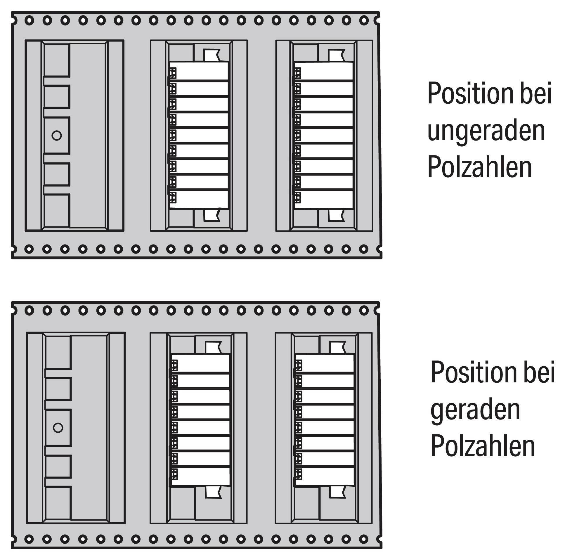 WAGO 713-1426/116-000/997-406 Federleiste 120St.