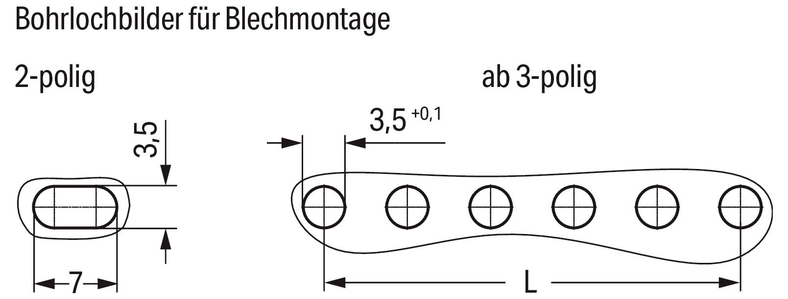 Technische Abbildung eines Geräts mit folgenden Abmessungen: Höhe 73 mm (2,87 Zoll) und Breite 97 mm (3,82 Zoll).