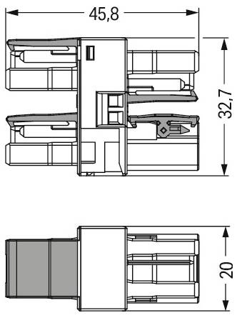 WAGO 770-1705 Steckverbinder 50 St.