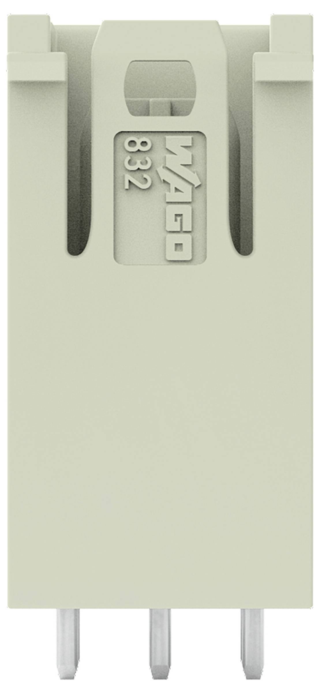 Schaltplan einer mechanischen Komponente mit Maßen: Länge L; Seitenansicht zeigt Breiten 27,8, 45,5, Höhen 24,7, 10 und Breite 14,5 mm.