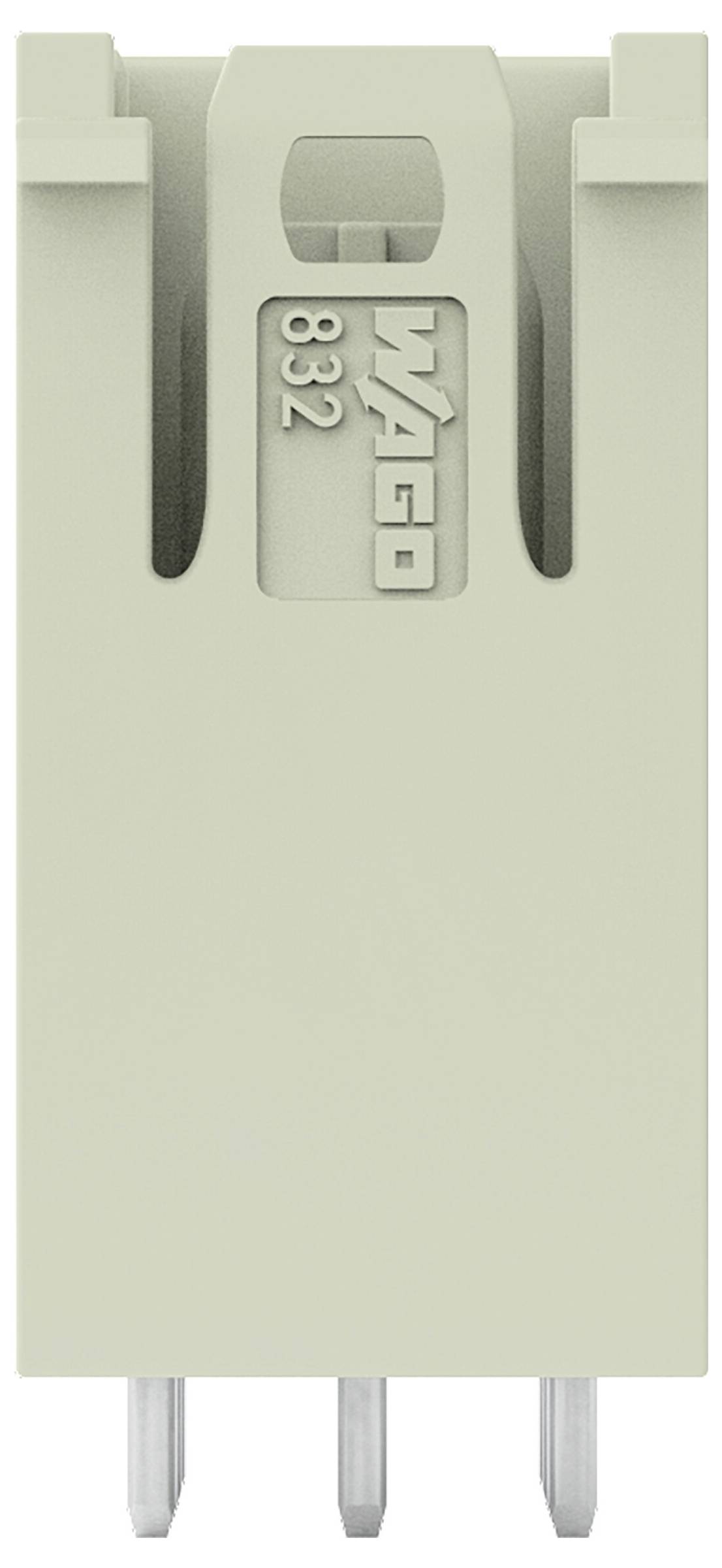 Stromversorgungsmodul mit Gleichspannungseingabe von 12 bis 48V, ausgestattet mit einem Dreipolanschluss und einer Betriebsanzeigeleuchte.