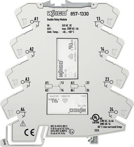 WAGO Relaismodul 857-1330 25 St.