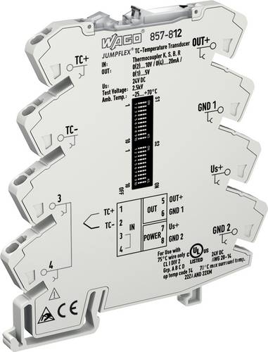 WAGO T-TRANSDUCER TC UI 857-812