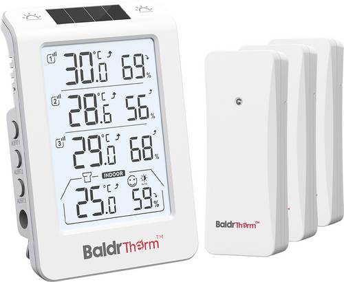BaldrTherm Funk-Thermometer digital Weiß B0598T4H4
