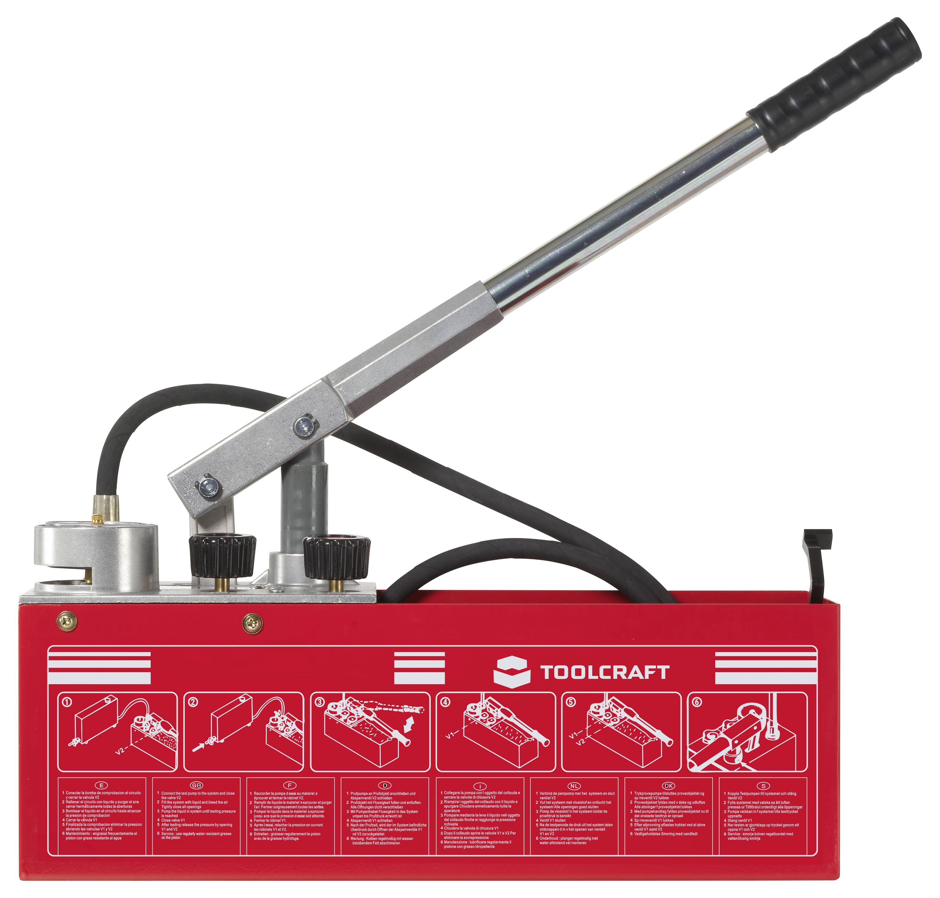 TOOLCRAFT TO-10911222 Prüfpumpe