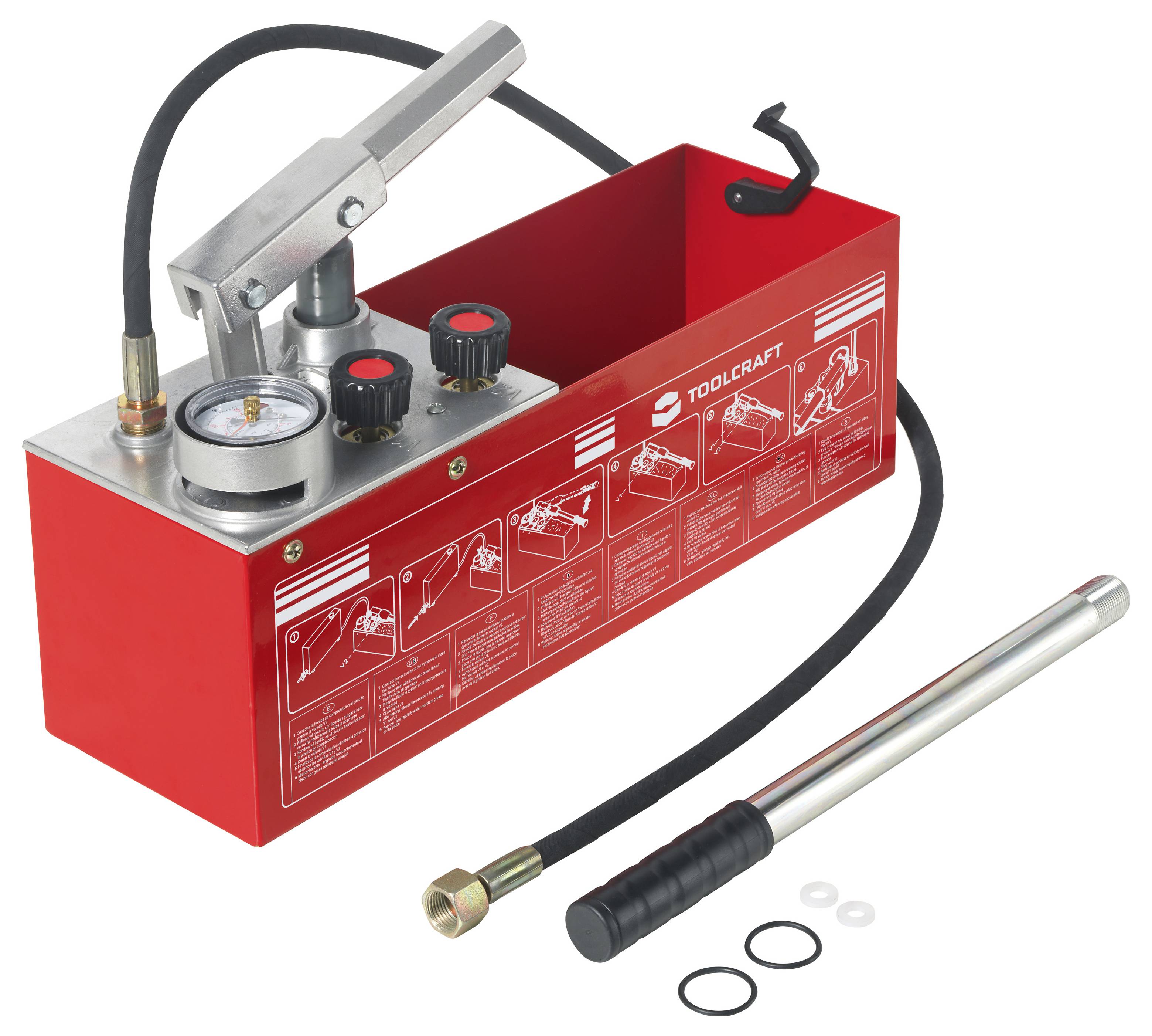 TOOLCRAFT TO-10911222 Prüfpumpe