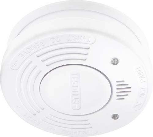 Alecto SD1010 Smoke detector with Runtime Sensor | >85 dB | 10 Year Battery Included | EN14604:2005/AC:2008 | White