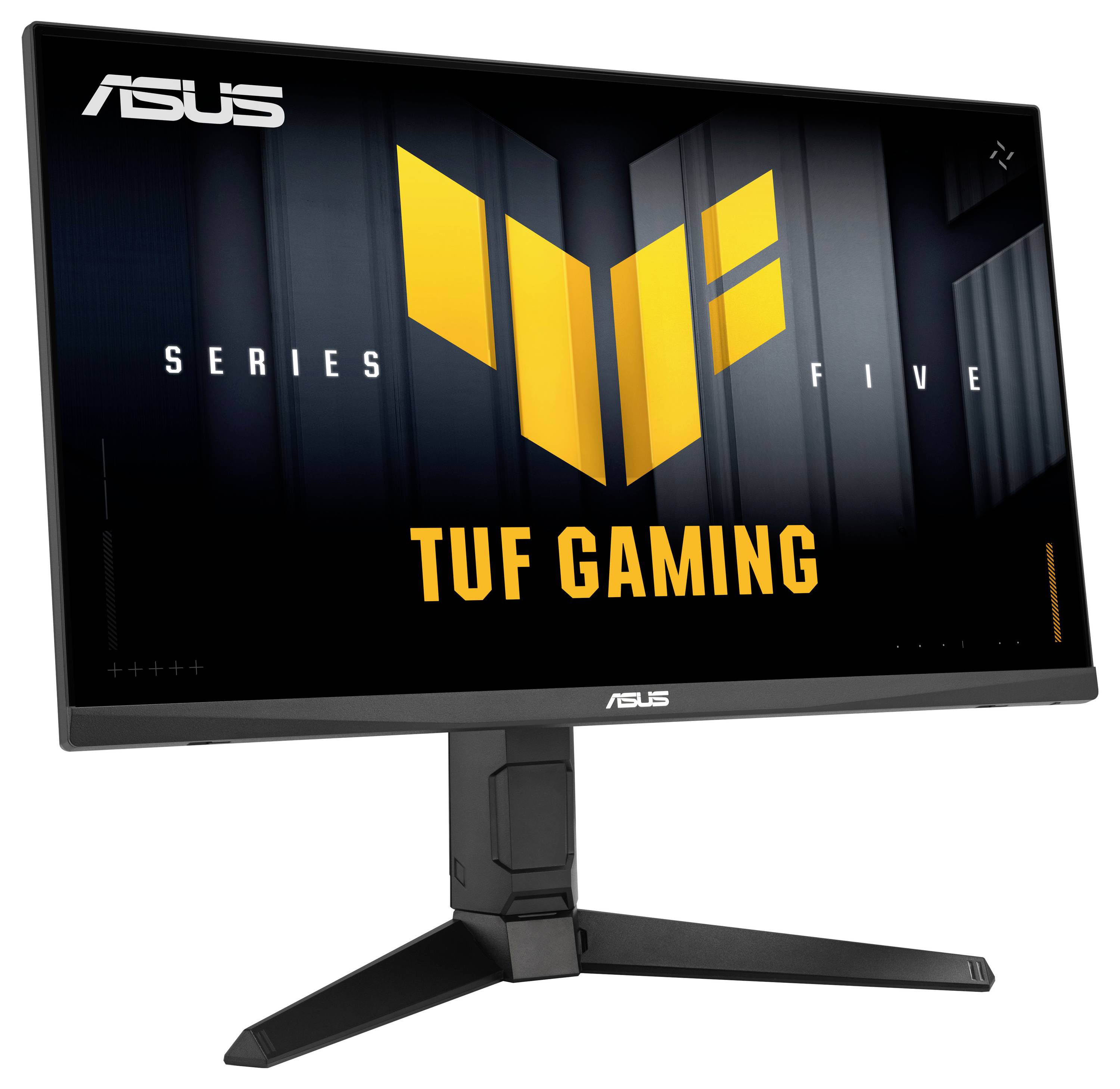 Ein Gaming-Monitor mit dem Logo und dem Text 