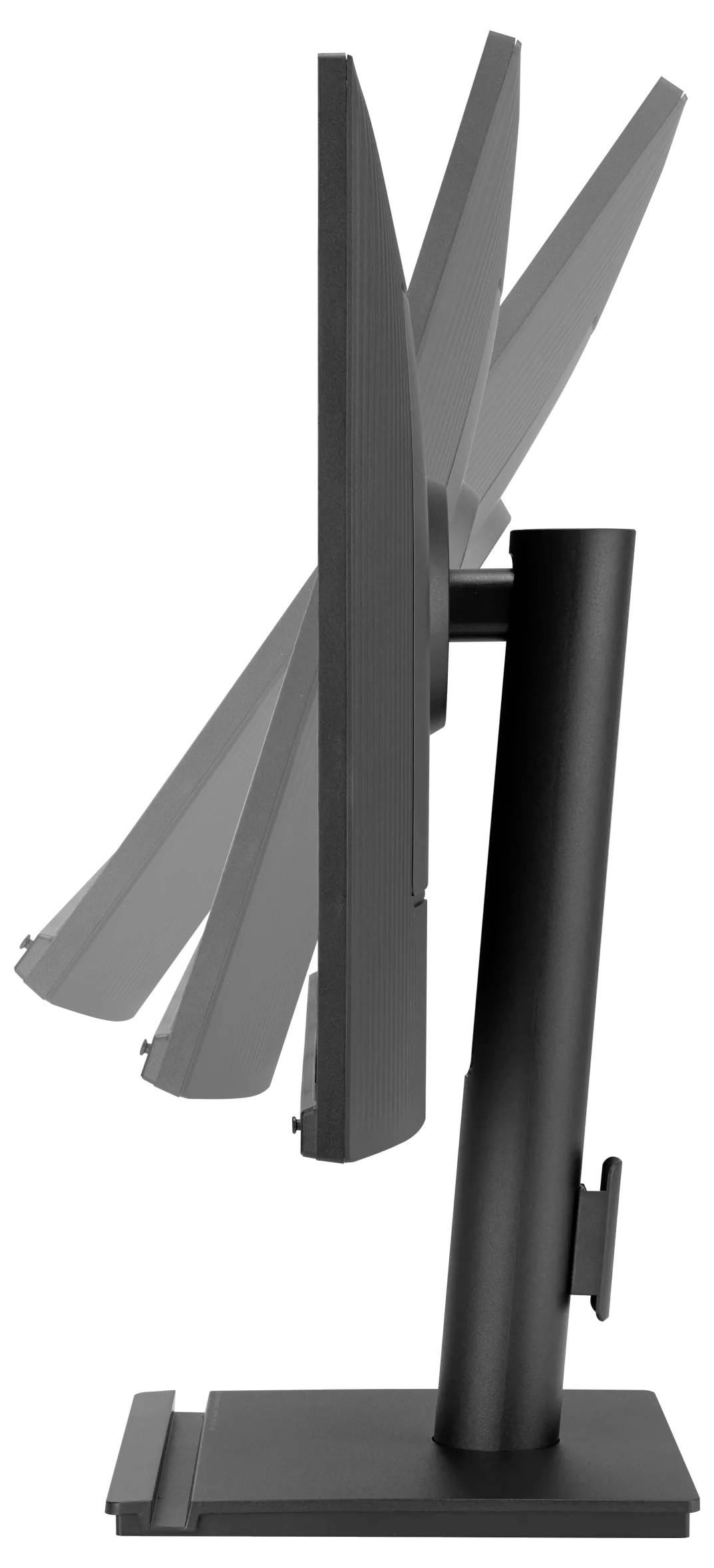 Ein Computermonitor zeigt das Bild einer animierten Figur mit türkisfarbenem Haar, gekleidet in futuristische Kleidung, die eine Hand nach vorne ausstreckt.