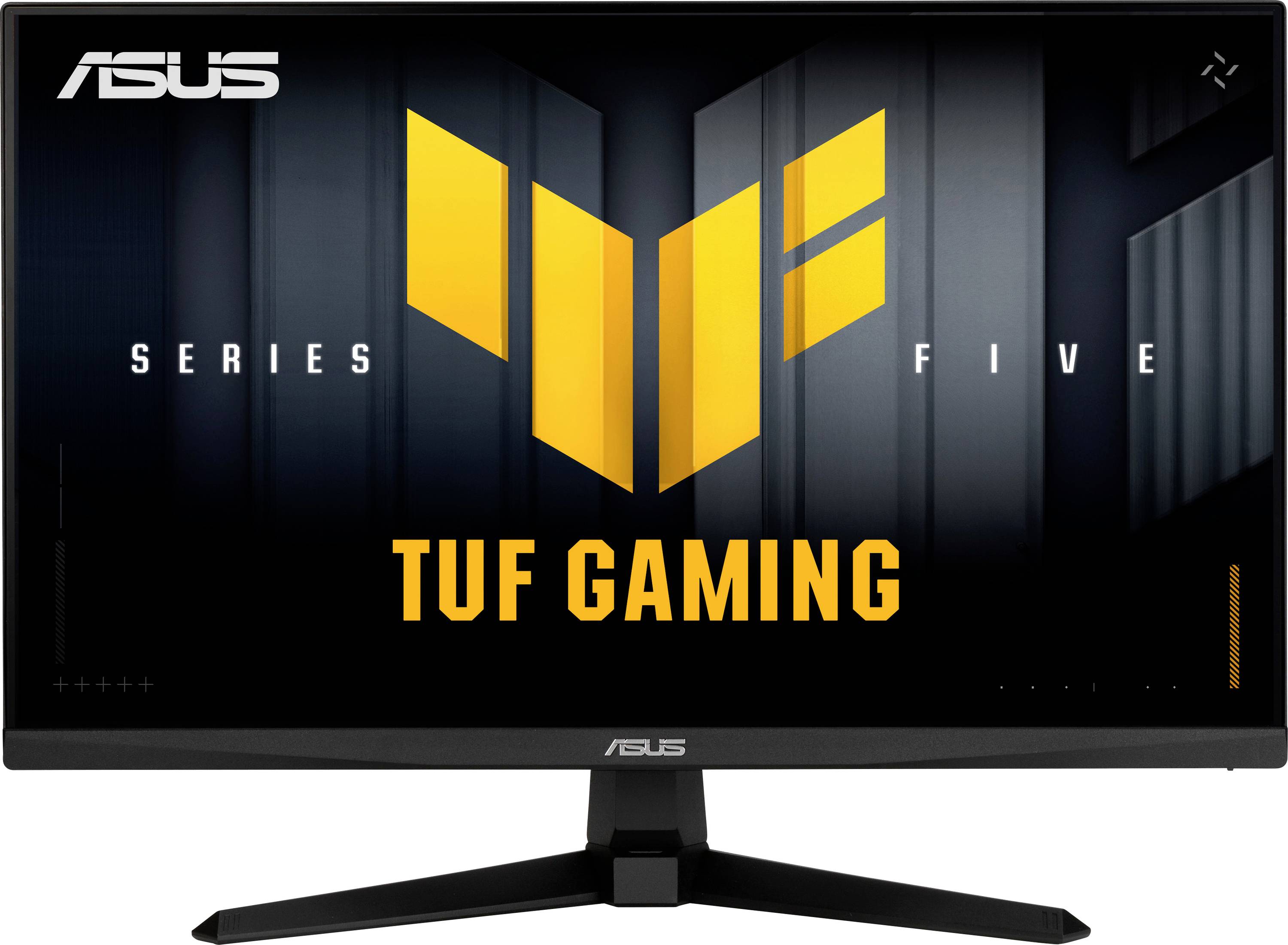 Ein Gaming-Monitor zeigt das Logo 