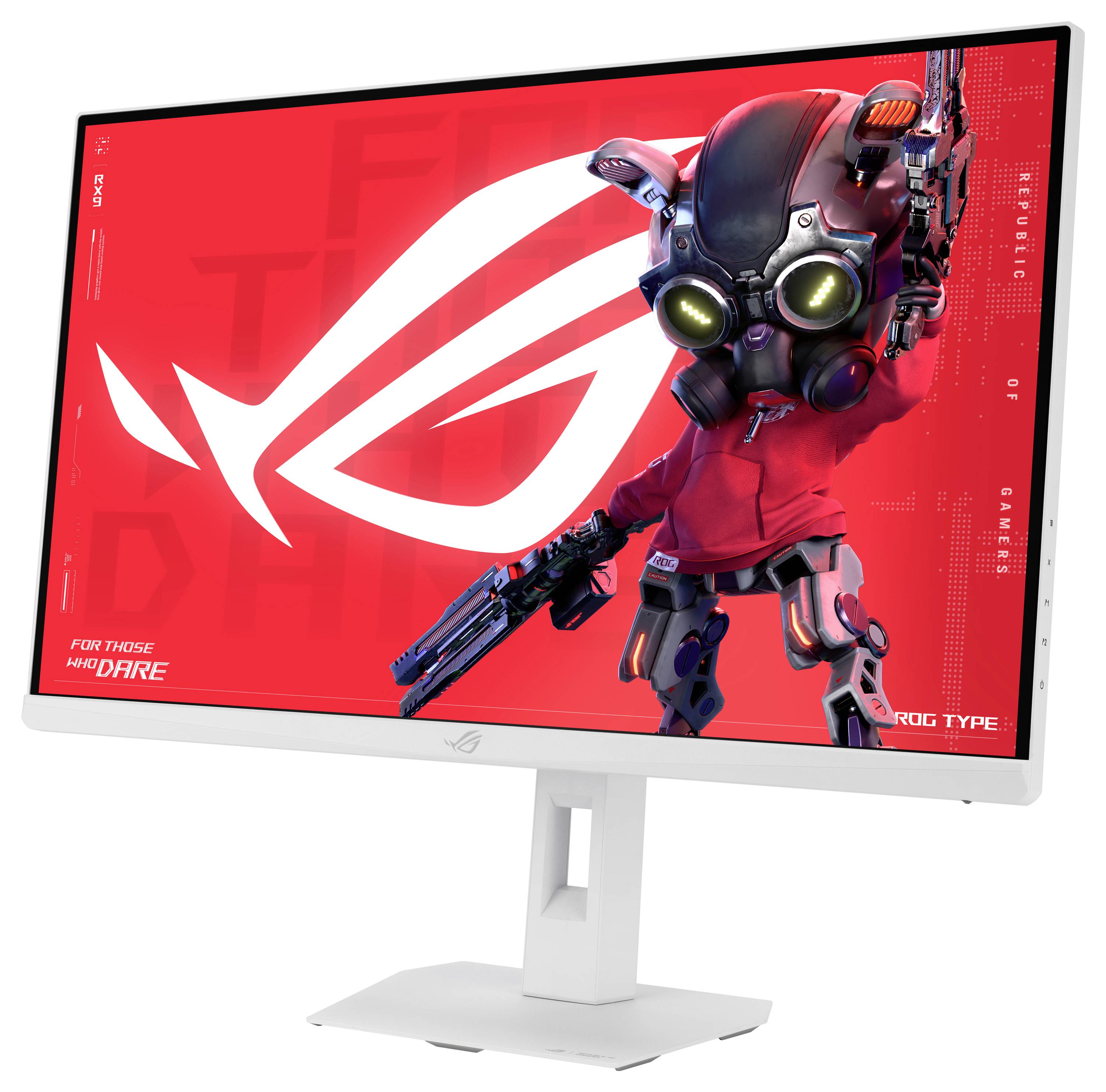 Seitenansicht eines Computermonitors mit verstellbarem Neigungswinkel, dargestellt in drei verschiedenen Positionen für ergonomische Betrachtungsflexibilität.