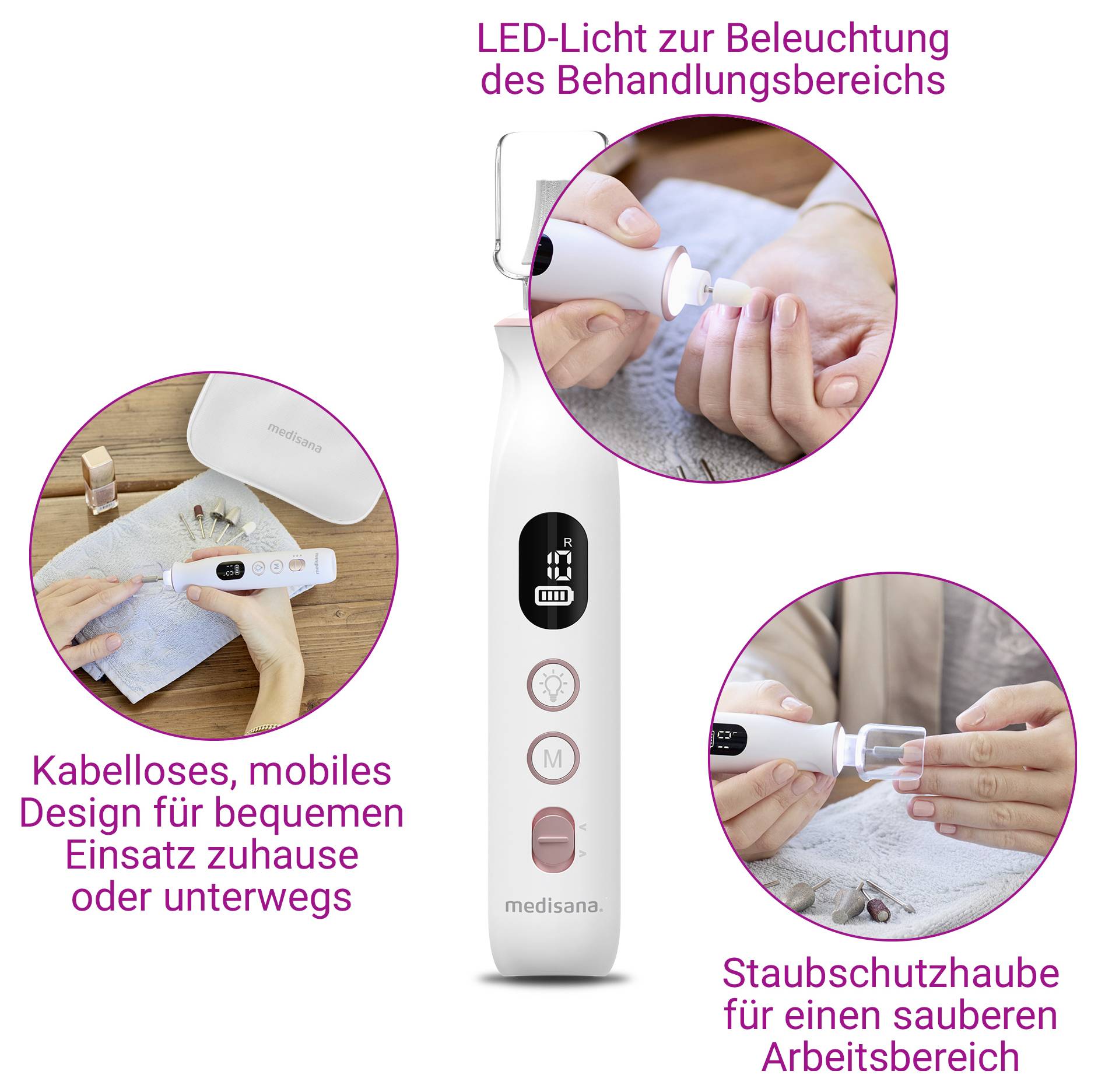 Medisana MP 940 Manicure/Pedicure Set Maniküre-Pediküre-Set