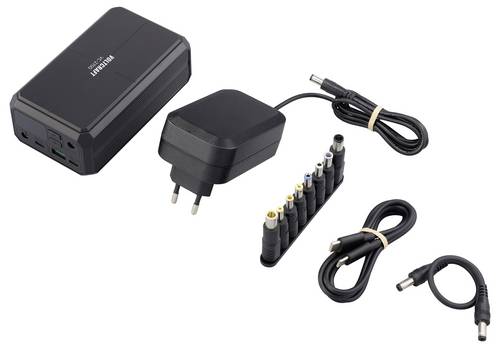 VOLTCRAFT VC-2700 Powerbank 27000 mAh USB PD 3.0, USB PD 2.0, PPS, Fast Charge Li-Ion Schwarz gleic
