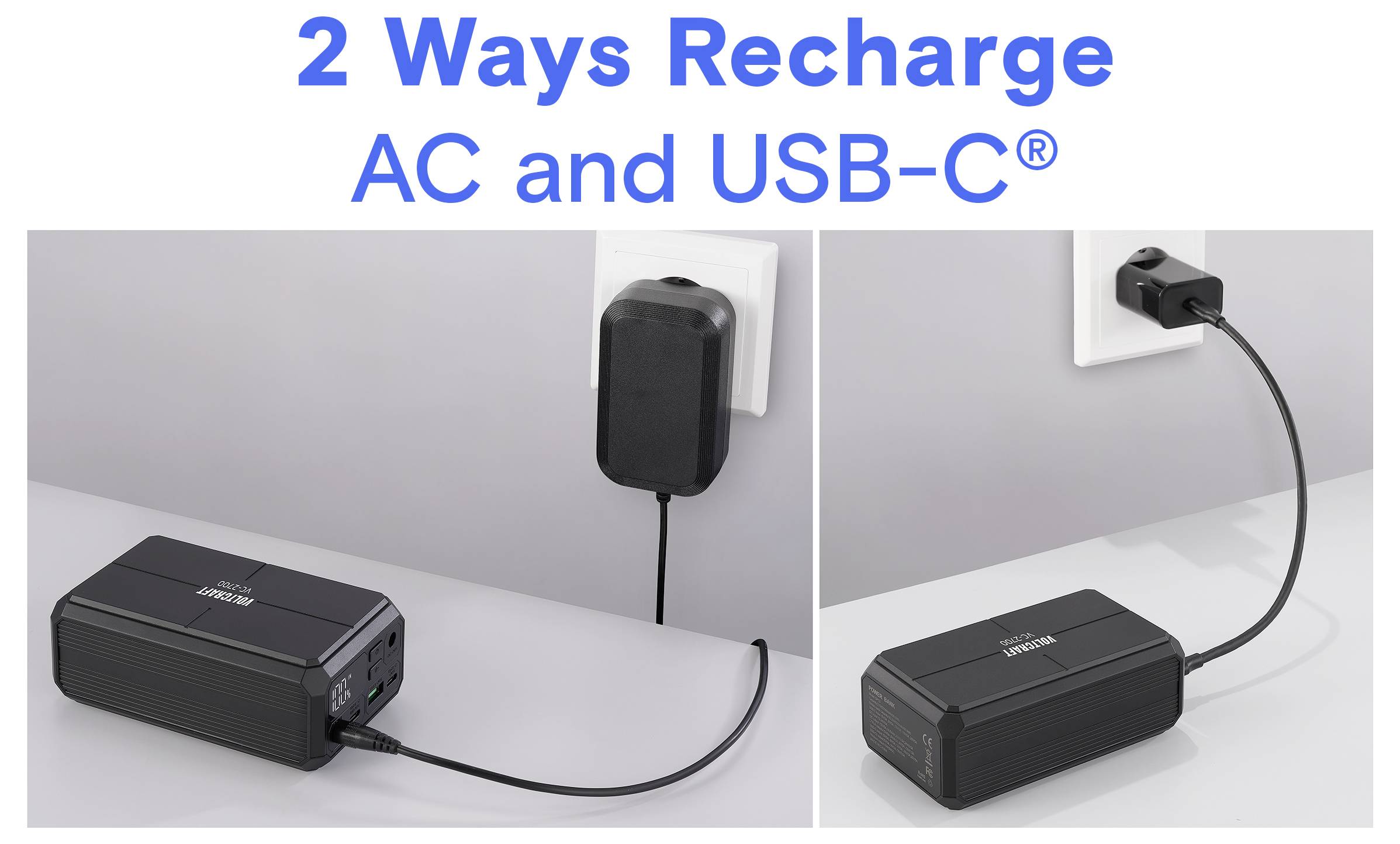 Zwei schwarze USB-Ladekabel mit USB-A zu Micro-USB-Steckern, nebeneinander aufgerollt auf weißem Hintergrund dargestellt.