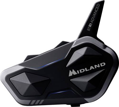 Midland C1529.05 BTR1 Advanced X, Bluetooth Kommunikation, Einzelgerät Motorrad-Gegensprech