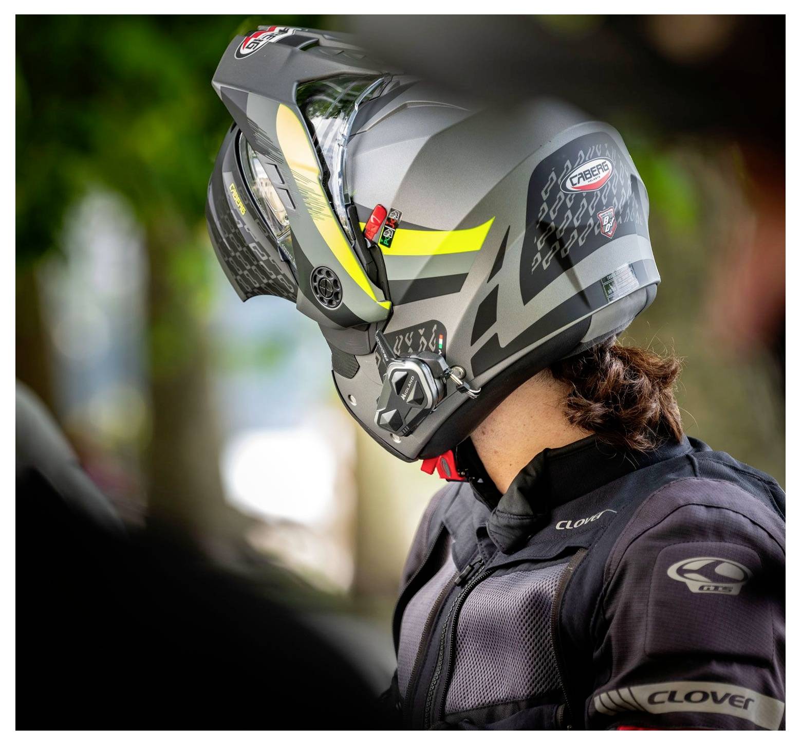 Midland C1529.05 Midland BTR1 Advanced X, Bluetooth Kommunikation, Einzelgerät Motorrad-Gegensprechanlage