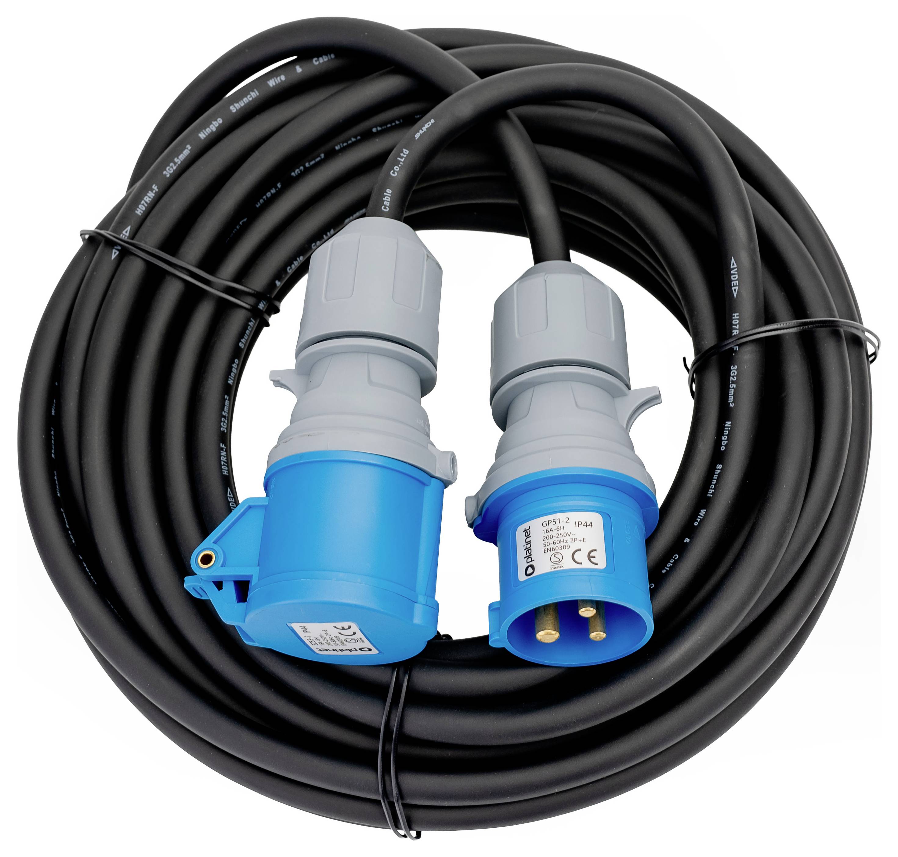 Platinet 46280 EV_GP5110 CEE Adapterkabel 16A 230V 1St.