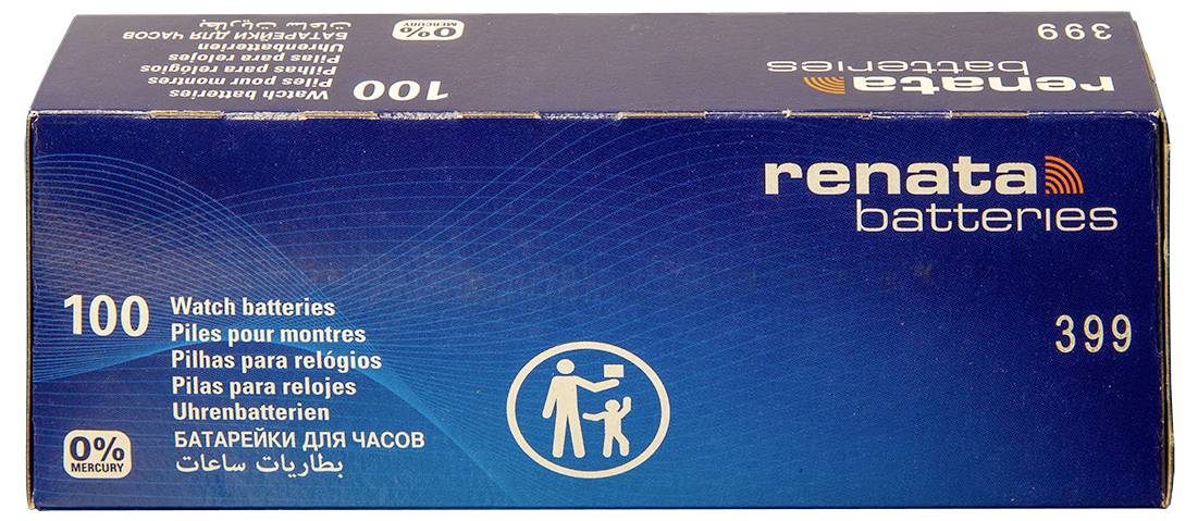 Renata Knopfzelle 399 1.55V 10 St. 53 mAh Silberoxid 399 MP CE