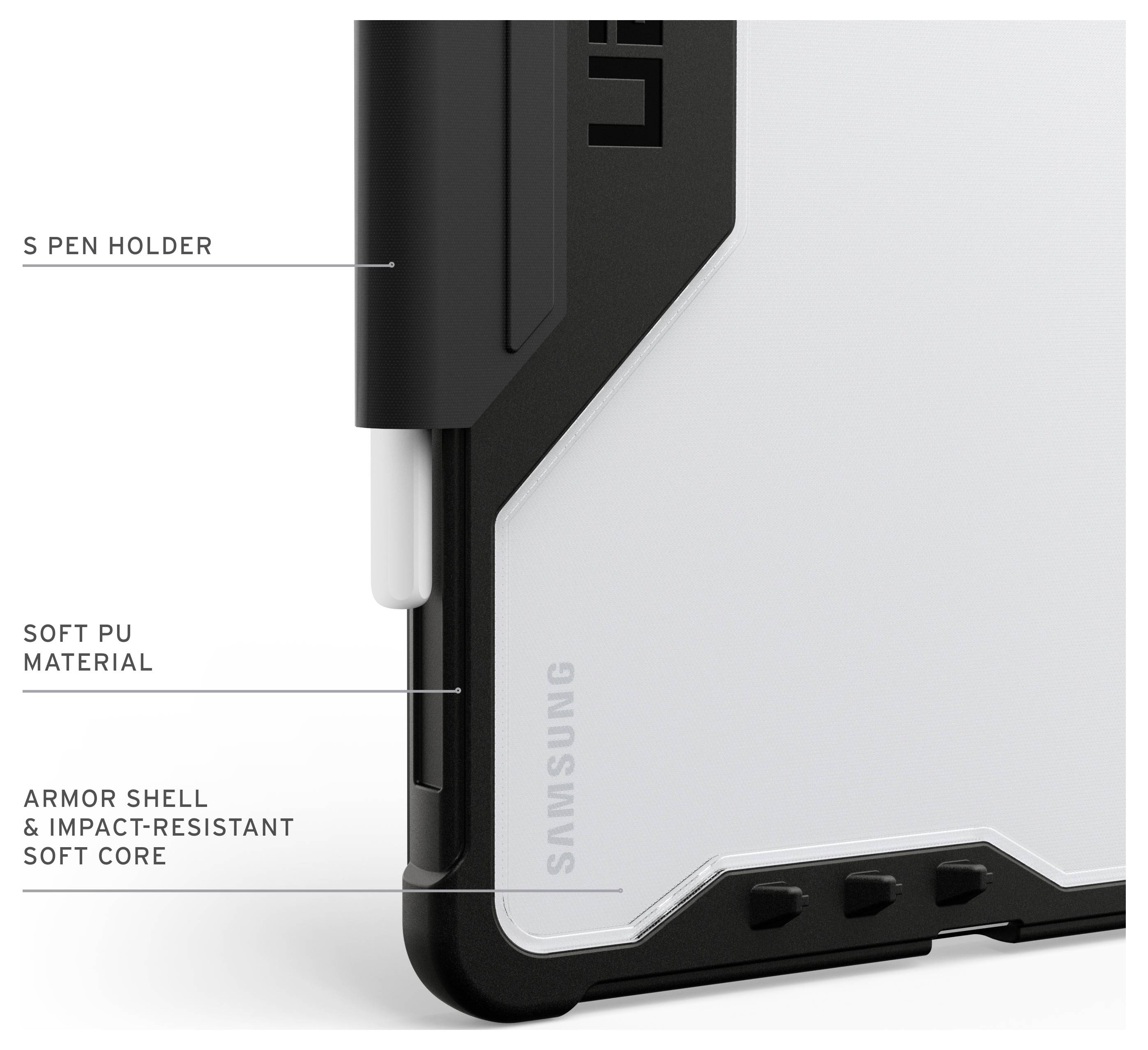 Urban Armor Gear UAG Plyo LT Case | Sams Tablet Hülle Samsung Galaxy Tab S11 27,9cm (11") Schwarz, Transparent