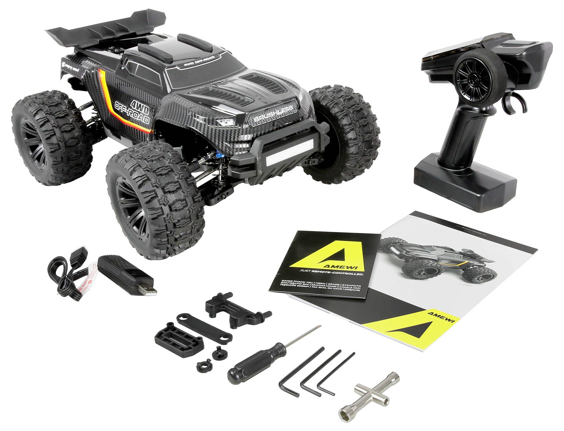 Amewi RC-Modell Brushless 1:12 Fahrzeug Elektro Truggy RtR 2,4GHz