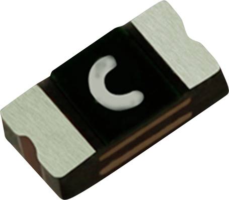 Eine schwarze und silberne elektronische Komponente mit der Bezeichnung 