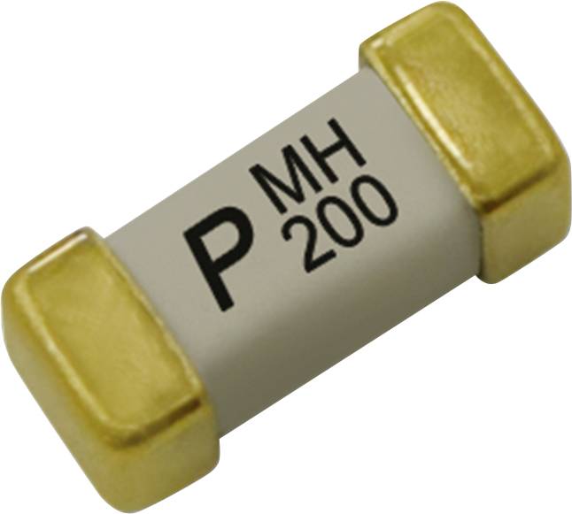 Eine Sicherung mit zylindrischem Körper mit der Bezeichnung „P MH 200