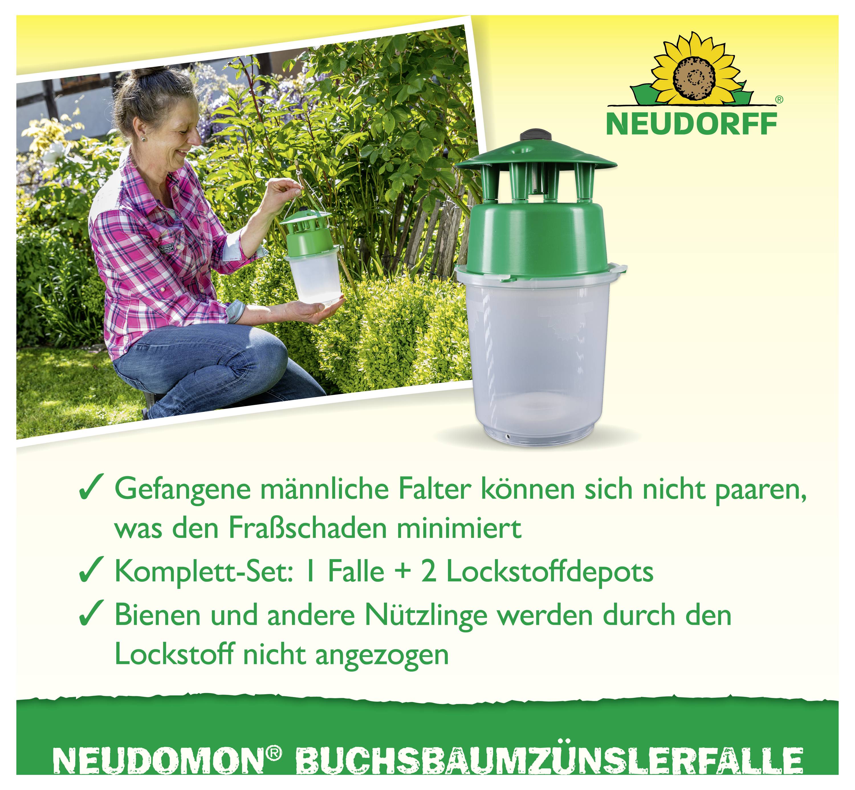 Neudorff 03030 Buchsbaumzünsler-Falle Lockstoff 1St.