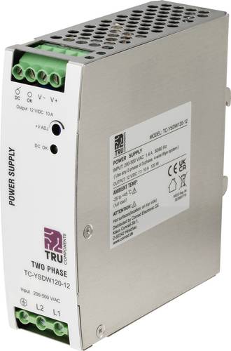 TRU COMPONENTS TC-14556812 Hutschienen-Netzteil (DIN-Rail) Verbrauch (StandBy) 2.5 W 12 V/DC 10 A 1