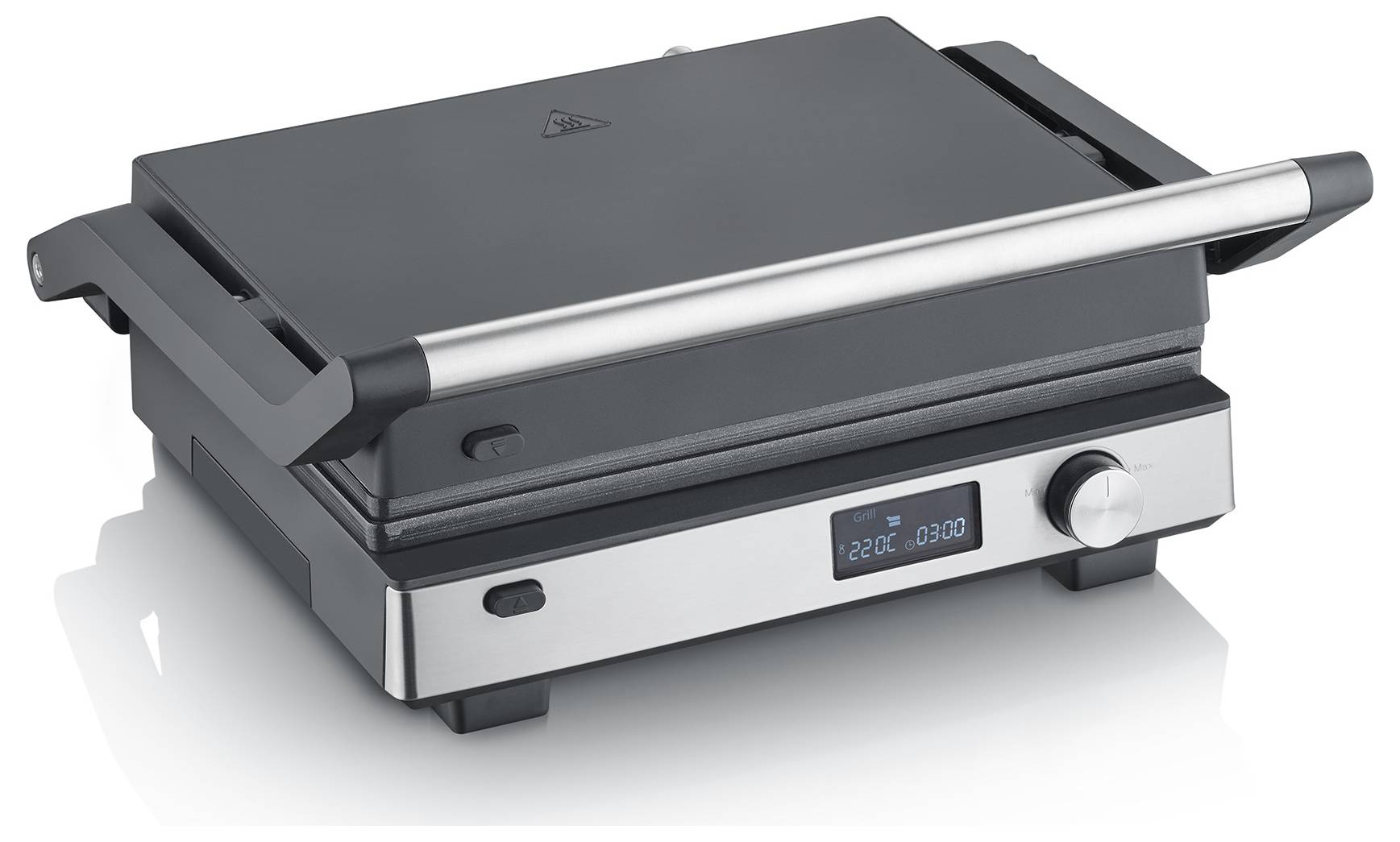 Severin 2380 Kontaktgrill Schwarz, Silber