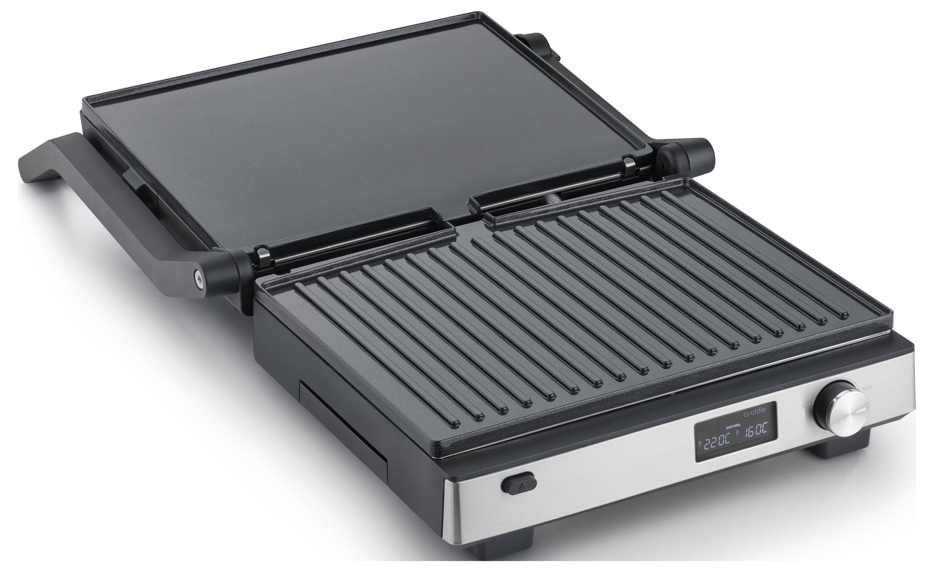 Severin 2380 Kontaktgrill Schwarz, Silber
