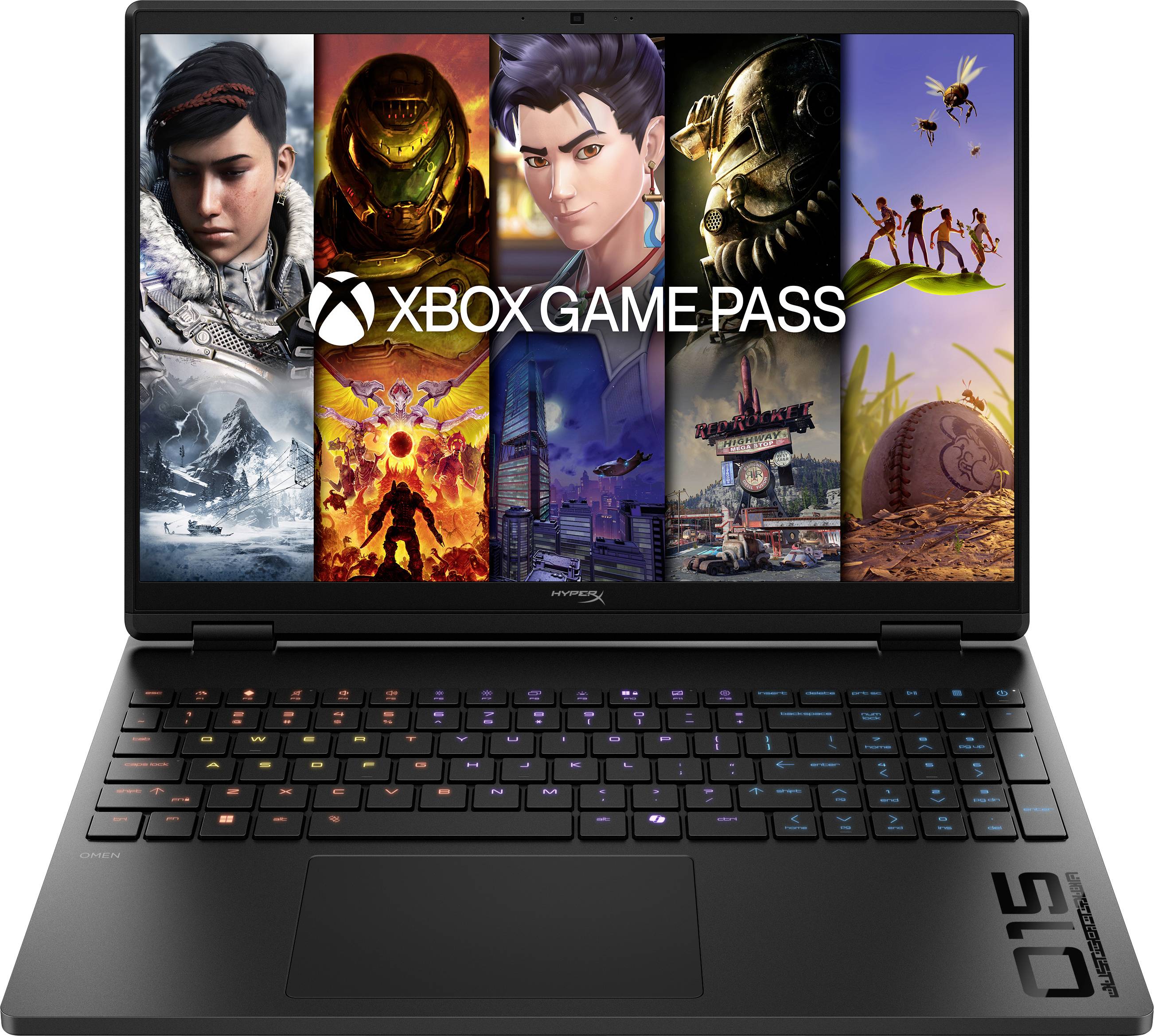 HP Gaming Notebook HyperX OMEN 38.9 cm (15.3 Zoll) 2K Intel® Core™ i7 i5-14450HX 16 GB RAM 1 TB SSD Deutsch, QWERTZ Intel Intel® UHD Graphics N