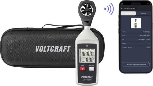 VOLTCRAFT AN-50 DOK Anemometer 0.4 bis 30 m/s