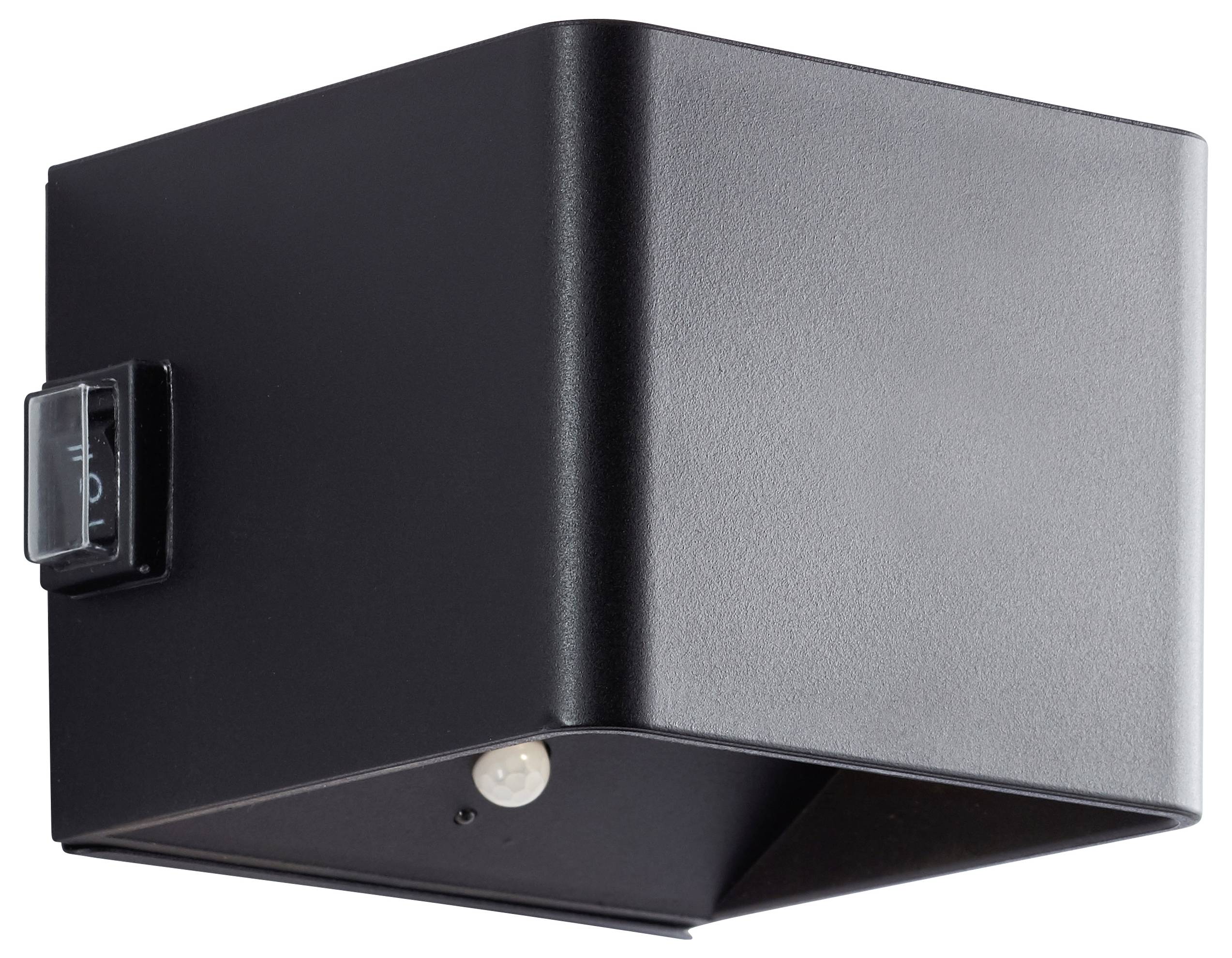 Brilliant Iseo G80126/06 Außendeckenleuchte mit Bewegungsmelder EEK: G (A - G) LED 4W Schwarz