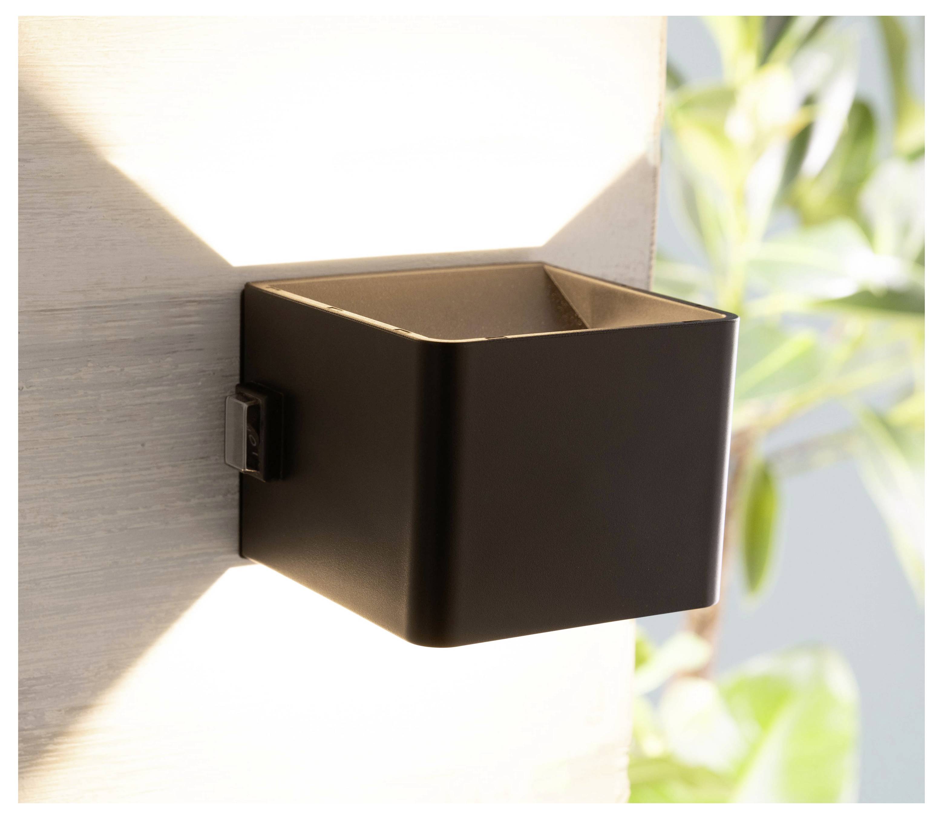 Brilliant Iseo G80126/06 Außendeckenleuchte mit Bewegungsmelder EEK: G (A - G) LED 4W Schwarz