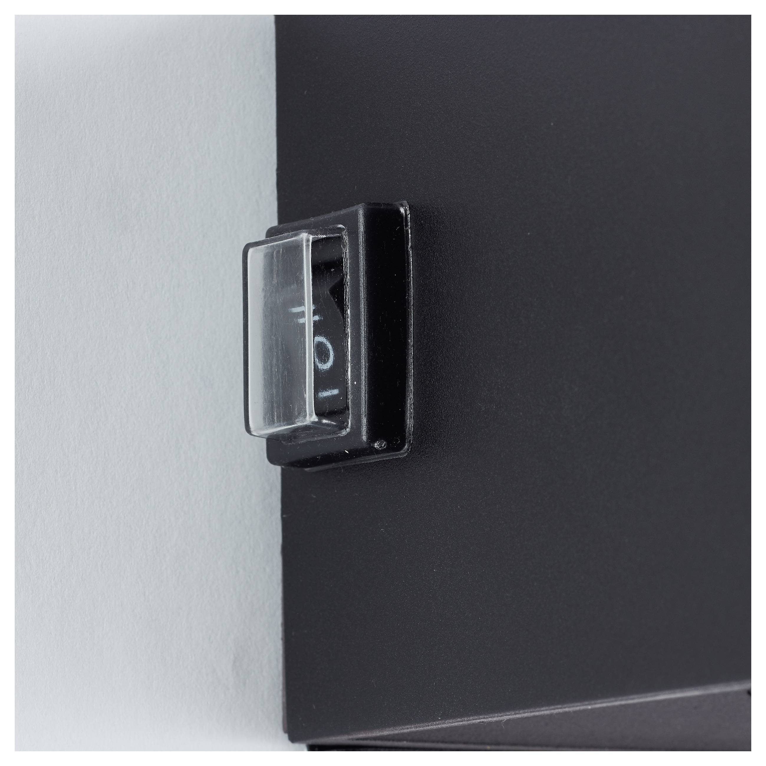 Brilliant Iseo G80126/06 Außendeckenleuchte mit Bewegungsmelder EEK: G (A - G) LED 4W Schwarz