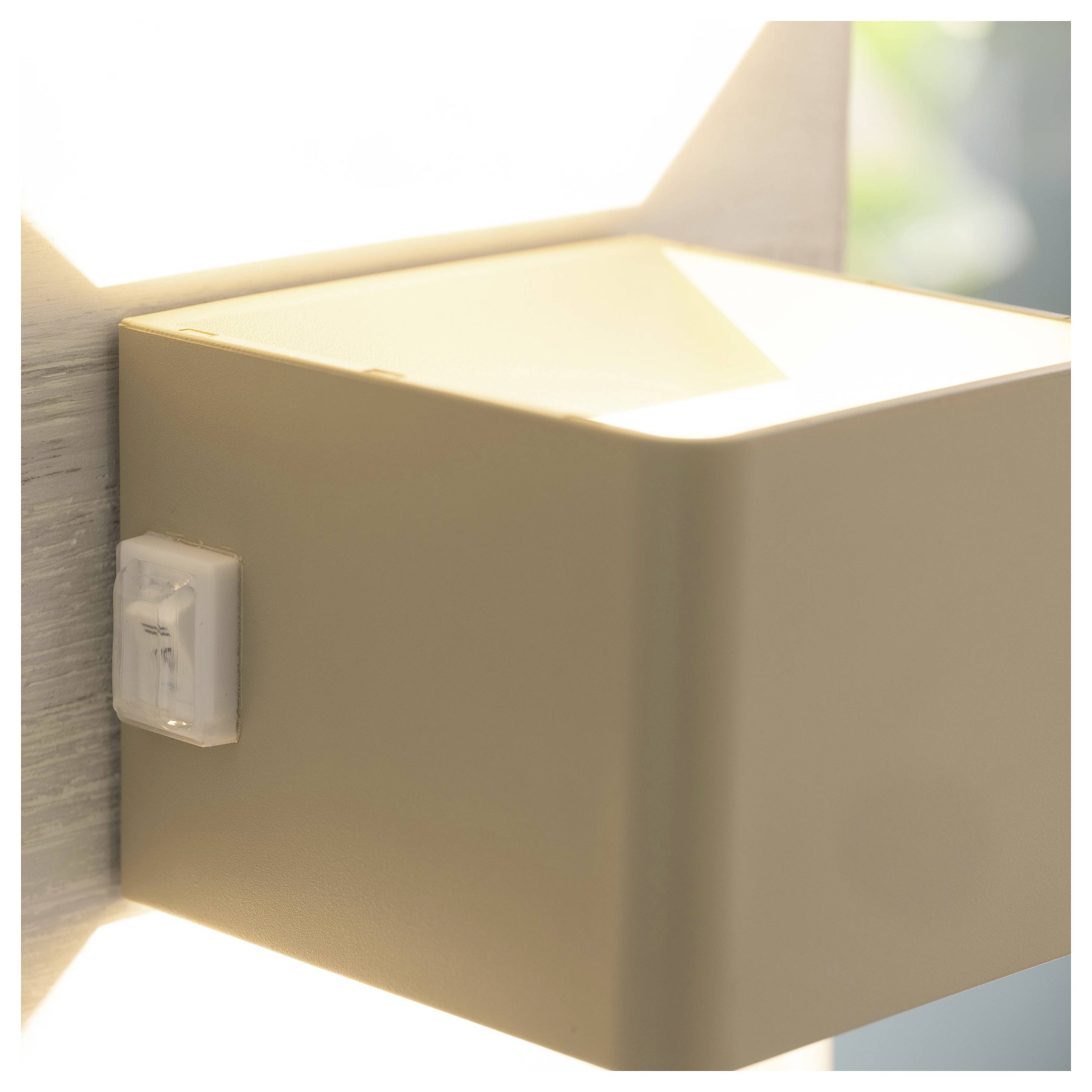 Brilliant Iseo G80126/09 Außendeckenleuchte mit Bewegungsmelder EEK: G (A - G) LED 4W Beige