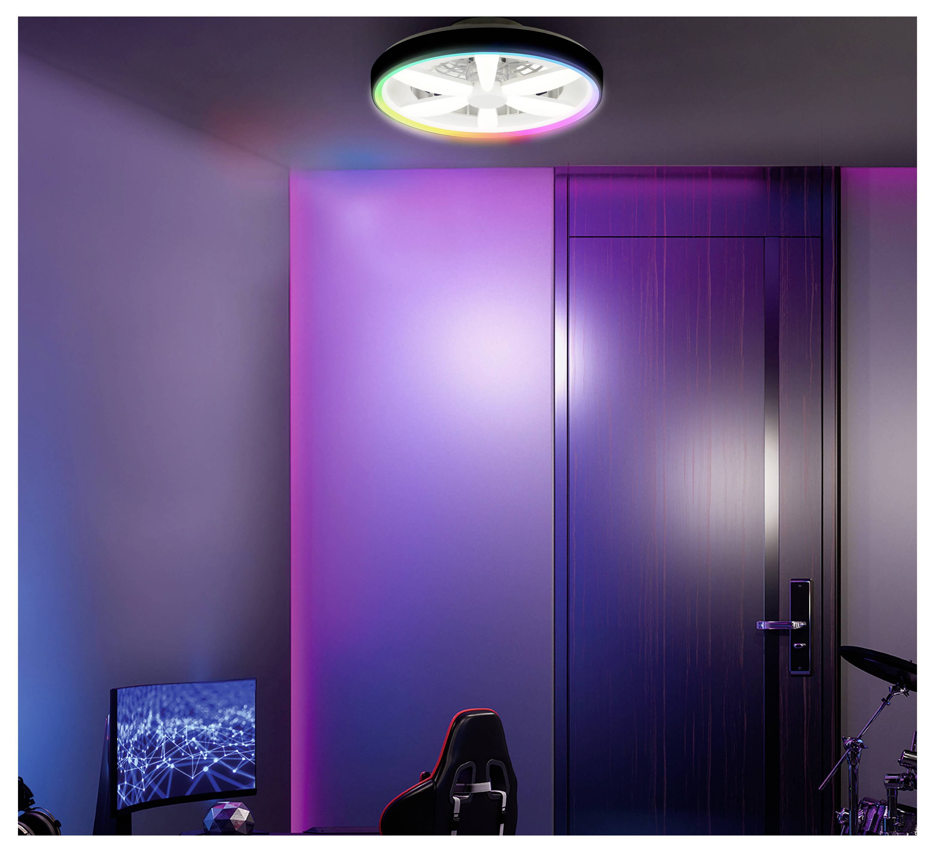 Brilliant G80935/06 Gaiano Dekoleuchte LED EEK: E (A - G) 48W Schwarz