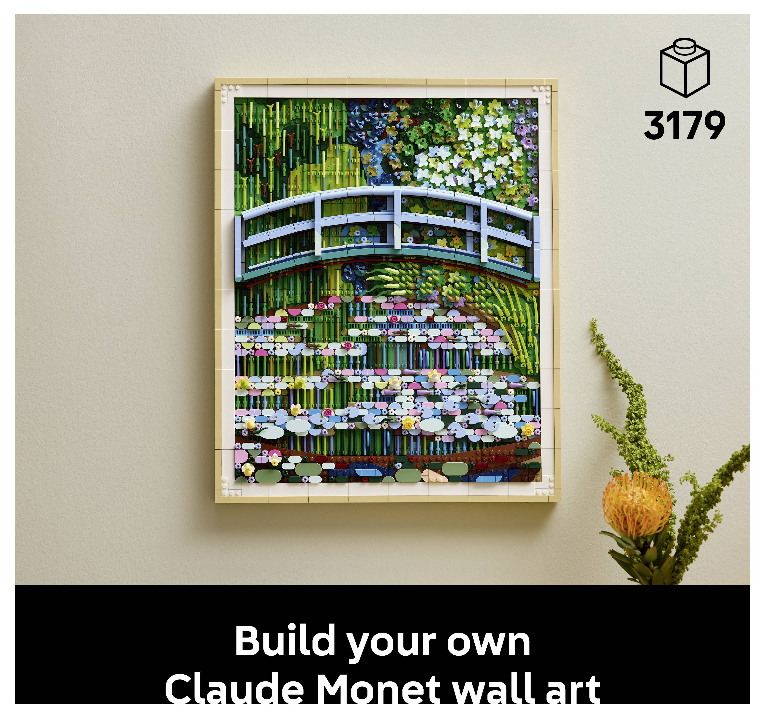 „Bauen Sie Ihr eigenes Claude Monet Wandkunstwerk